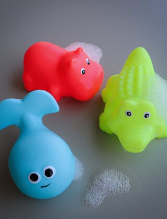 Rätt Start Bathtoys, Animal Family, 3-Pack - Multi/patterned - ONE SIZE