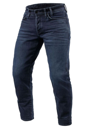 Blugi Moto Rev'It! Ortes TF Albastru închis/Negru W30 x L34