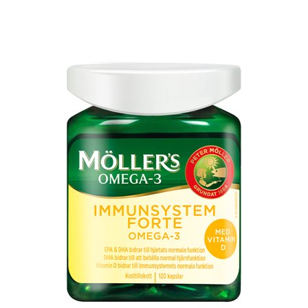 Möllers Immunsystem Forte Omega-3 120 kapslar