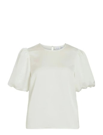 Vila | Viellette 2/4 Satin Puff Top - Noos | 44