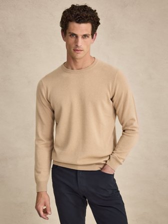 John Henric Men's Kamel Pullover Regular Fit Size L