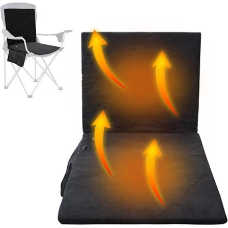 Värmedyna / uppvärmd sittdyna för utomhusbruk, sittdyna med värme, USB-sittdyna med värme, tre värmenivåer, förhindrar glidning