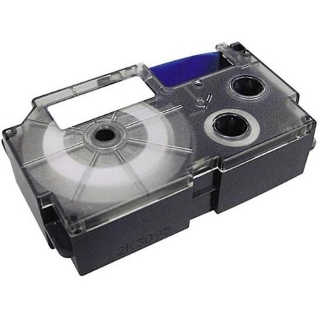 Casio XR-18X1 Tarranauha Nauhatyypin väri: läpinäkyvä Fontin väri: musta 18 mm 8 m