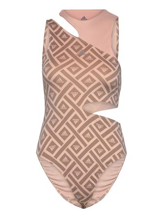 Hyperglam Training Graphic Leotard W Body Bodysuit Multi/mønstret Adidas Performance