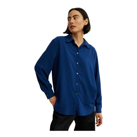 Rue Blanche Ulla 22a Tr42 40 Shirt , Blauw , Dames , Maat: M