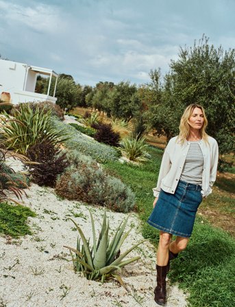 FREE/QUENT Fqharlow-Skirt - Blue - XS