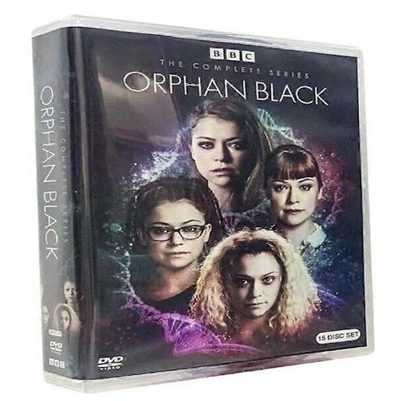 ORPHAN BLACK Komplet Serie Sæson 1-5 (DVD 2017 15-Disc Box Set)