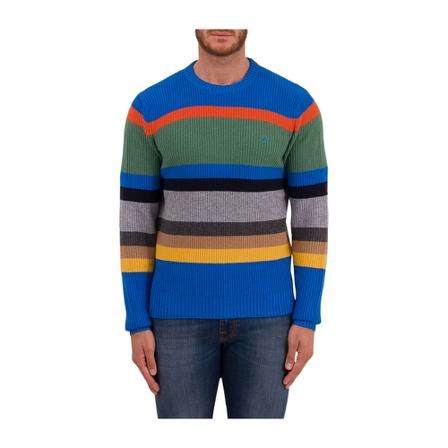 Sun68, Knitwear Niebieski, Mężczyzna, Rozmiar: M