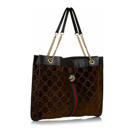 Gucci Vintage, Pre-owned Tote Bag Bruin, Dames, Maat:ONE Size,voering