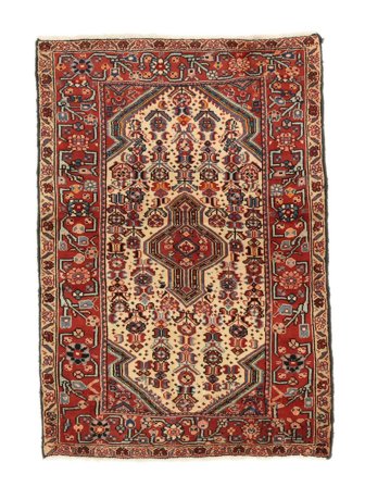 Medaljong- Lite Hamadan Teppe 66X95 Ull