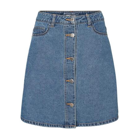 Noisy May Rok Denim , Blauw , Dames , Maat: M Spijkerrokken