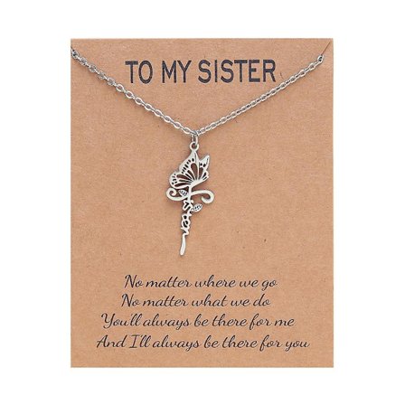 Sommerfugl Halskæde Fødselsdag Julegave Fin Sommerfugl Halskæde Smykker