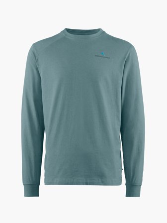 Klättermusen Root Logo LS T-shirt Herr - Frost Green - XXL
