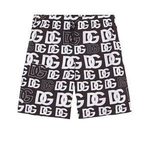 Kids - Dolce & Gabbana Branded Swim Shorts Black 6 Years - Swimwear and coverups - 6 years - Black