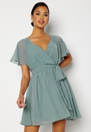 Goddiva - Flutter Skater Dress - Kläder - - Bubbleroom