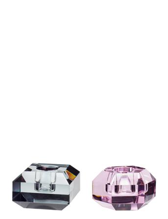 Gem Lysestage Home Decoration Candlesticks & Tealight Holders Candlesticks Multi/mønstret Hübsch