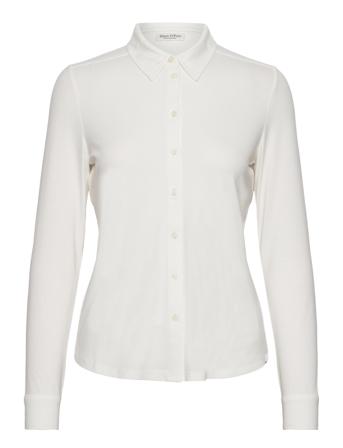 T-Shirts Long Sleeve Tops Blouses Long-sleeved White Marc O'Polo