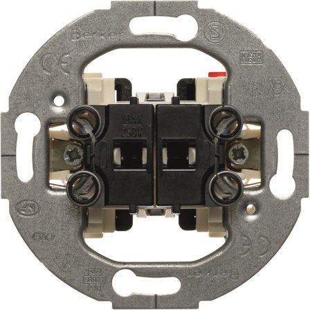 Hager 303501 Strømbryter for R-classic, rund Kronevender, Strømbrytere & vegguttak