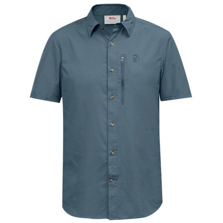 Fjällräven Men's Abisko Hike Shirt Shortsleeve Men short-sleeved shirts Blue S