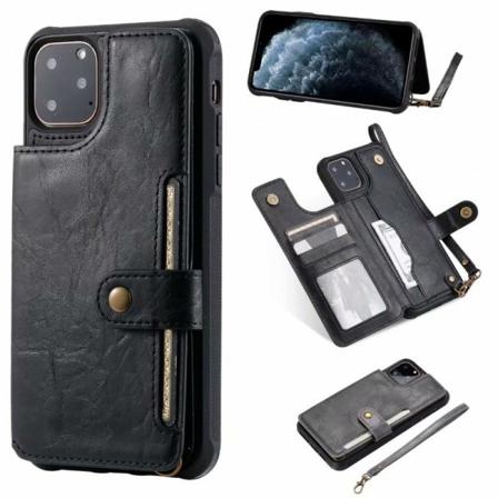 iPhone 11 Pro Max monitoimikorttipidike 5-paikkainen Winston Black