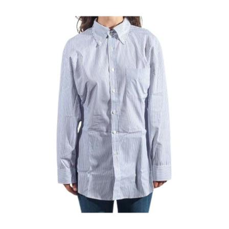 Mauro Grifoni Over shirt , Blauw , Dames , Maat: S