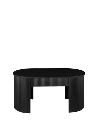 Leitmotiv Bench Estriado - Black - H42CM