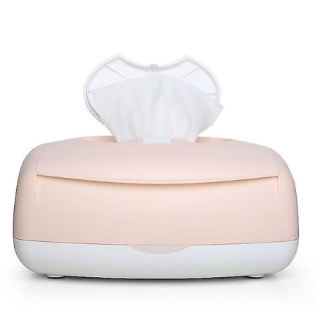Baby Vådservietvarmer Fransk Design Vådservietdispenser Justerbare Opvarmningsindstillinger Digitalt Display 1 Styk Pink