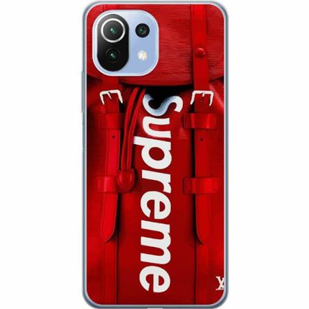 Xiaomi Mi 11 Lite Genomskinligt Skal Backpack Supreme - Lv