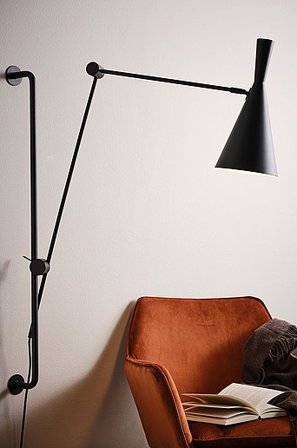 Jotex - HATTAN Wandleuchte Schwarz - Kaufe Wandleuchten bei Jotex