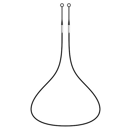 Magnetisk forbindelsessnor fleksibel rem, der fungerer med de fleste ørepropper, trækbestandig sikkerhedssnor, anti-tabt øreprop snor