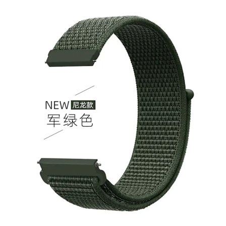 20mm 22mm Nylon Loop Armband för Huawei Watch GT 3 SE GT3 SE Amazfit GTR 4 3 Armband för Samsung Watch 5 Band