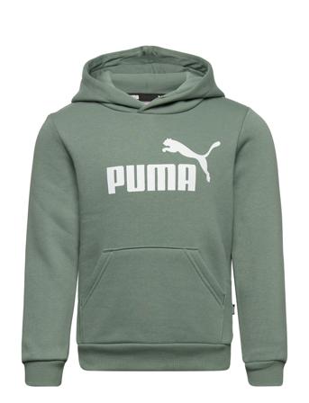 Ess Big Logo Hoodie Fl B Hettegenser Genser Grønn PUMA*Betinget Tilbud