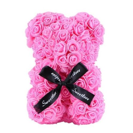 Teddybjørn Kunstige Rose Blomster Kunstige Rose Blomster Bjørn Bedste Gave