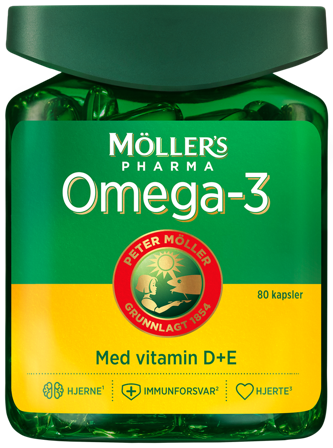Möller's Pharma Omega-3 kapsler 80 stk