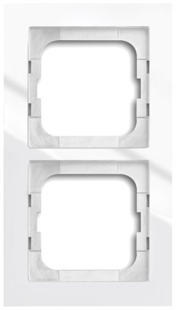 ABB Axcent Yhdistelmäkehys valkoinen 2-paikkainen, Kytkimet & pistorasiat