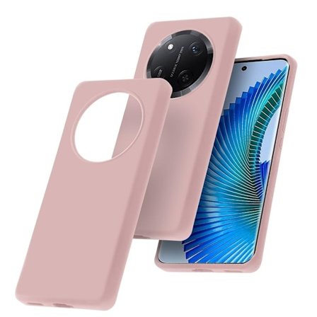 Honor Magic 7 Pro - Extra Stöttåligt Slim Silicon Mjuk Skal Rosa