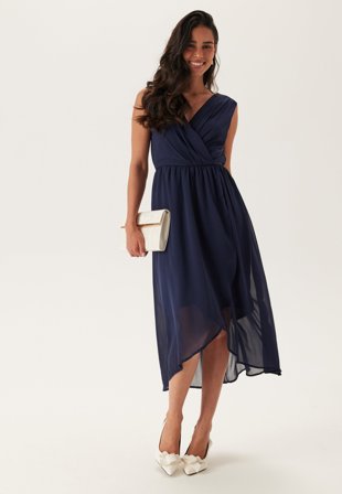 Bubbleroom Occasion-High-Low Sleeveless Chiffon Dress-48