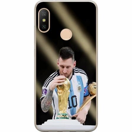 Xiaomi Redmi 6 Pro Genomskinligt Skal Messi