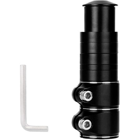 Forlænger cykelstyr Sort—pa