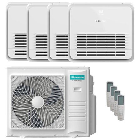 Condizionatore Hisense Console AKT quadri split 9000+12000+12000+12000 BTU inverter A++ unità esterna 10 kW