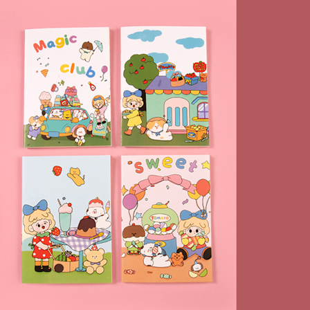 Sarjakuva Muistikirjat Täysi Vesi Massa Luokan A Paperimateriaali 32 Sivua Söpö Muistilaput Kirjoittamiseen TehtävälistojaRetkeily