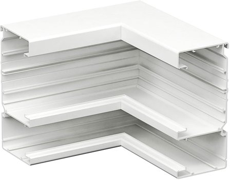 Schneider Electric 5510203 Sisäkulma 200 x 200 mm, epäsymmetrinen valkoinen, Asennustuotteet