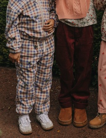 Garbo&Friends Fleece Pants Baby - Multi/patterned - 86/92