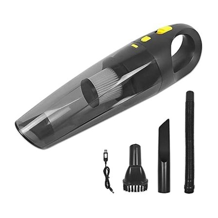 Auton langaton imuri, tehokas minikädessä pidettävä auton imuri, 4500 Pa imuteho, Wi