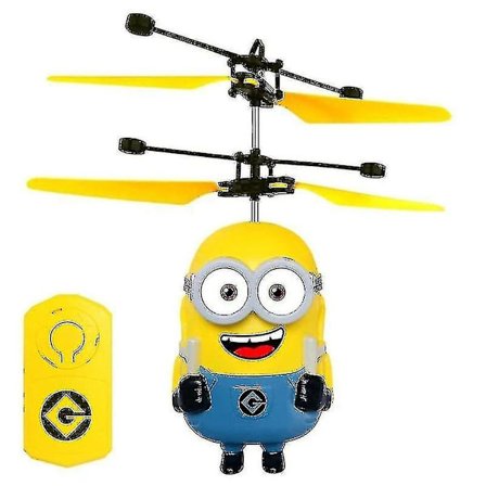 Minions Drone-fjernkontrollfly, Mini Flight, Flash Helikopter [DB]