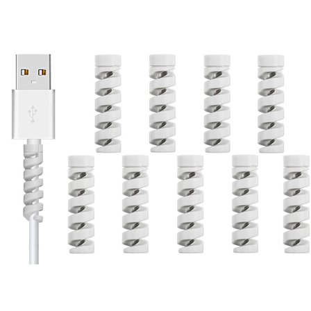 10-pack Spiral kabelskydd - Laddare