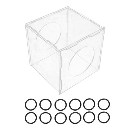 Suljettu Hiontapölylaatikko Läpinäkyvä Akryylinen Pölysuoja Pölyhäkki Kaiverrukseen Kiillotukseen