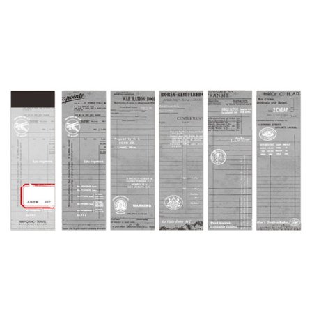 30 st japanska papper klistermärken vintage skräp journal fotoalbum dekorativa material DIY tillbehör entrébiljett