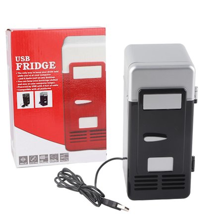 Mini USB Kompakt Kylare Matförvaring Litet Kylskåp