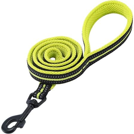Reflekterande Koppel, Mycket Resistent, Klassisk, Flexibel, Vadderad, Tjock, Nylonrem, Perfekt För Hundar